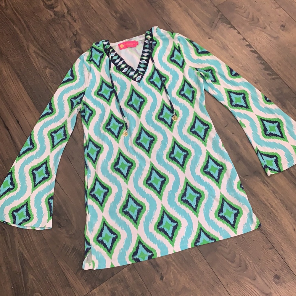 Macbeth Collection By Margaret Joseph’s Swim Cover Up With Hood Size Medium